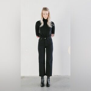 Levi’s Ribcage ankle straight jeans
